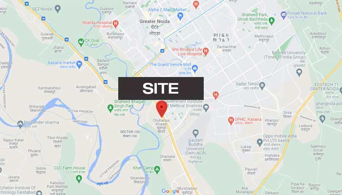 Godrej Plots Yamuna Expressway Location Map