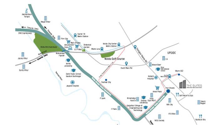 Godrej The Suites Location Map