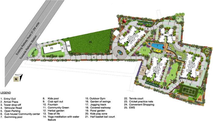 Godrej Habitat Master Layout Plan
