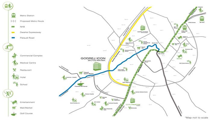 Godrej Icon Location Map