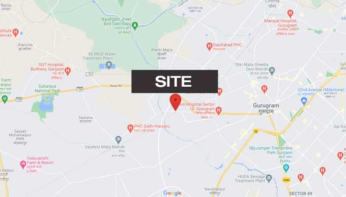 Godrej Plots Sector 100 Gurugram Location Map