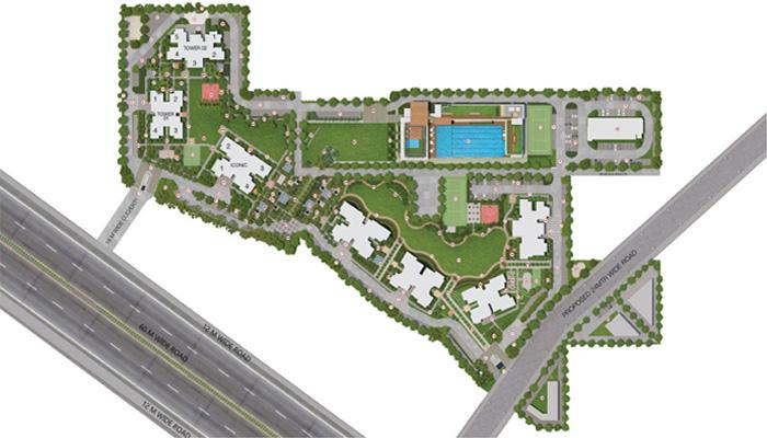 Godrej Prive Master Layout Plan