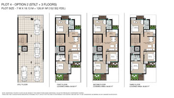 Godrej Plots Ludhiana - Plot (152 sqyds - Floors Option) Floor Plan