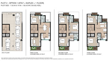 Godrej Plots Ludhiana - Plot (126 sqyds - Duplex Option) Floor Plan