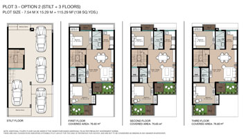 Godrej Plots Ludhiana - Plot (138 sqyds - Floors Option) Floor Plan