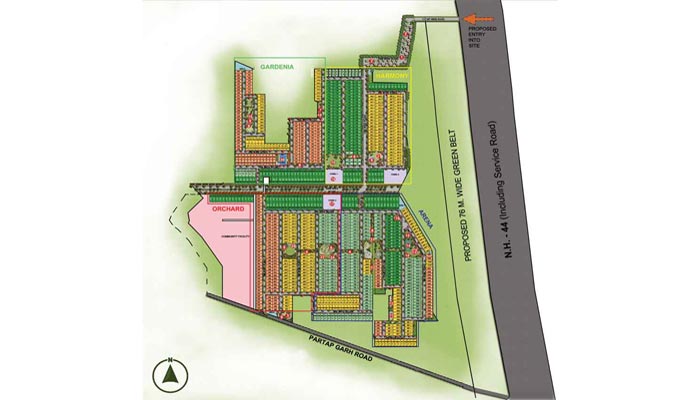 Godrej Plots Kurukshetra Master Layout Plan