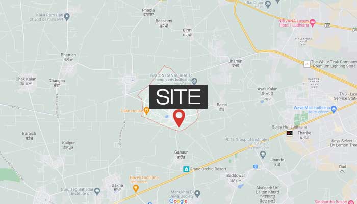 Godrej Plots Ludhiana Location Map