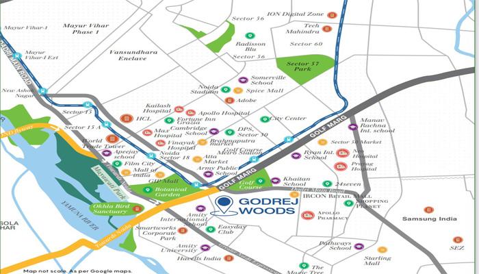 Godrej Plumeria Location Map
