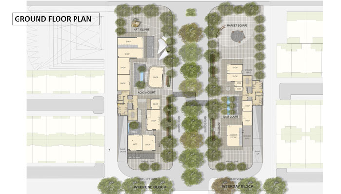 Godrej The Plaza - Ground Floor Plan